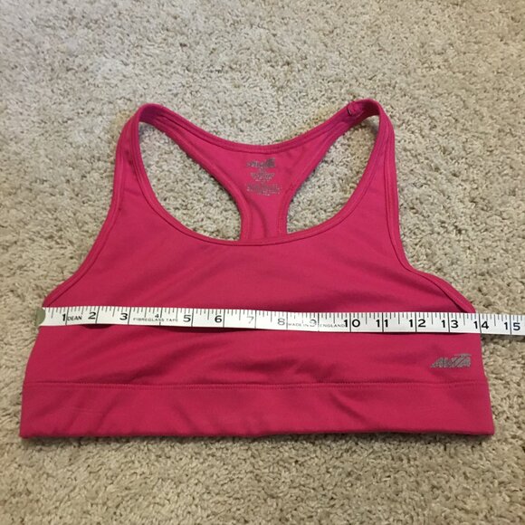 Hot Pink Barbiecore Racerback Sports Bra - Picture 8 of 10